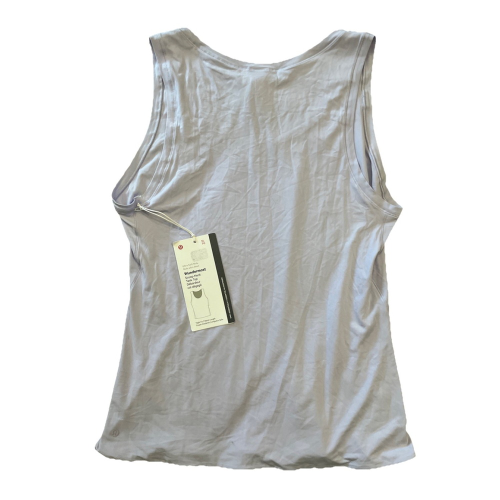 NWT SALE Lululemon Wundermost Nulu Scoop-Neck Tank Top Lavender Frost Ultra Soft - Picture 5 of 10